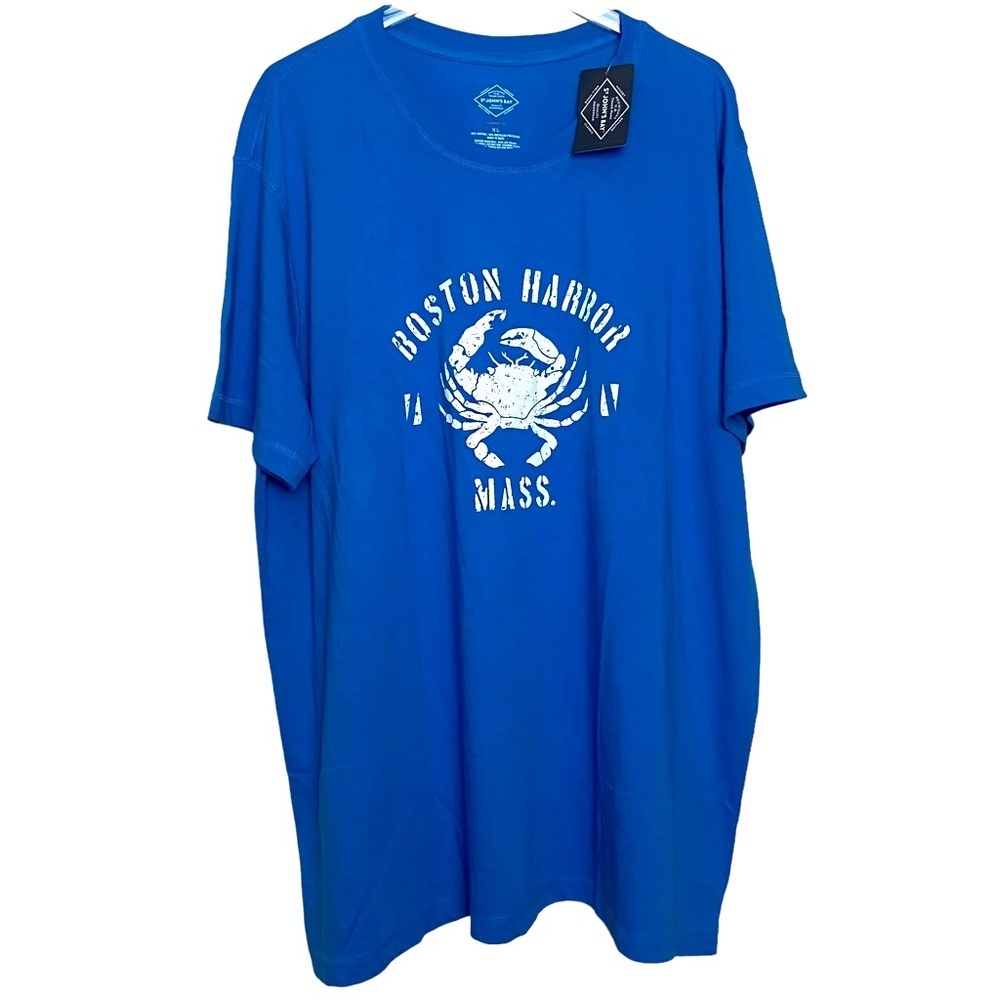St. John’s Bay| Boston Harbor | Blue | Short Sleeve T-Shirt | Size XL | NWT